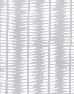 Textured Stripe, White on Pewter