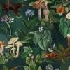 The Forest, Dark Green Wallfabric