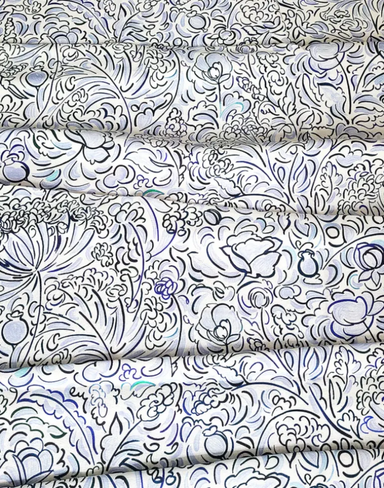 The Wild Field Blue, Cotton/Linen