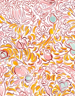 The Wild Field Orange, Cotton/Linen