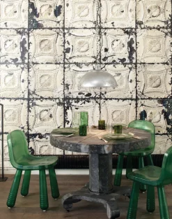 TIN-01 Brooklyn Tins Wallpaper by Merci
