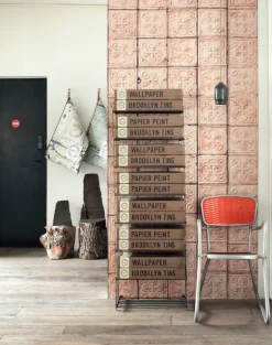 TIN-06 Brooklyn Tins Wallpaper by Merci