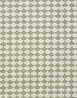 Waves Heavyweight Cotton Fabric, Grey / Grey
