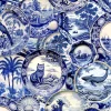 Whimsical Willow Plates, Blue & White