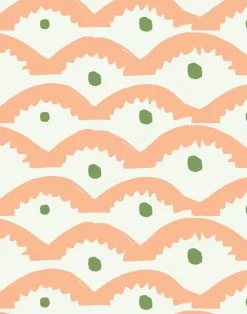 Wiggly Squiggly, Peachy - LARGE SCALE