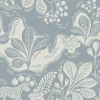 Wild at Heart Linen Fabric, Dusty Blue