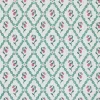 Wild Strawberry Trellis Fabric, Vintage Cream