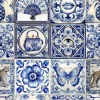 Willow Couture Tiles, Original Blue & White