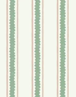 Zig Zag, Pink and Green